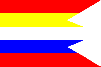 [flag of Nedozery-Brezany]