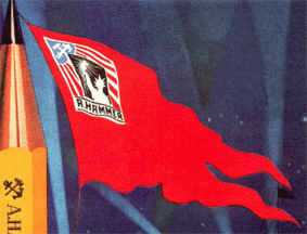 Flag used by A. Hammer Pencil Factory