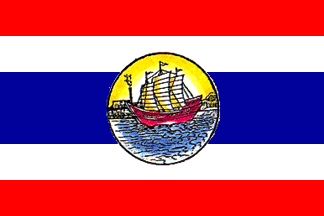 [Former Flag (Samut Sakhon Province, Thailand)]