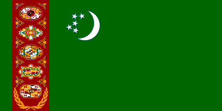 [Flag of Turkmenistan]