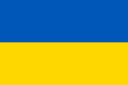 Ukraine flag color codes