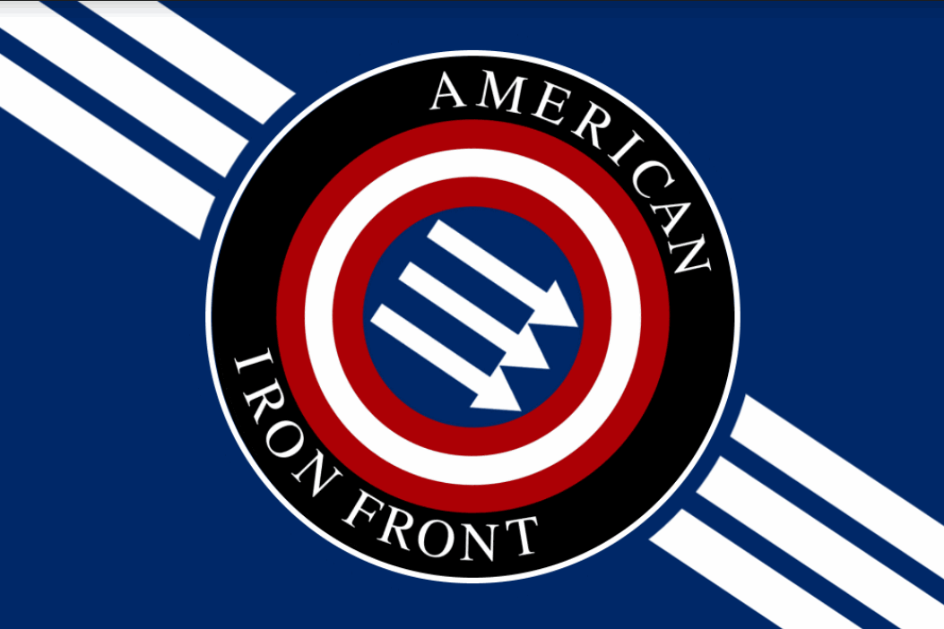 Iron Front 1” Button I001B Antifa Anti Nazi Anti Trump No Nazis Antifascist 