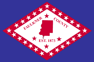 [Flag of Faulkner County, Arkansas]