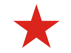 [California Monterey red star flag]
