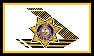 [flag of San Bernadino County sheriff, California]