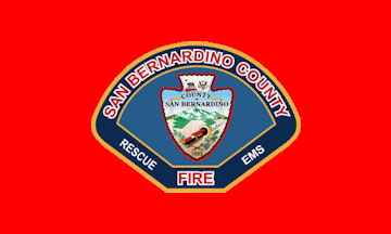 [flag of San Bernadino County Fire Dept, California]