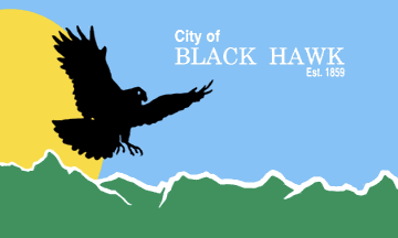 [flag of Black Hawk, Colorado]
