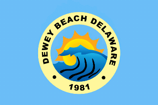 [flag of Dewey Beach, Delaware]