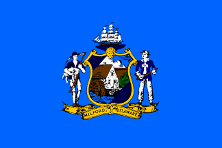 [flag of Milford, Delaware]