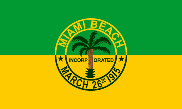 [flag of Miami Beach]