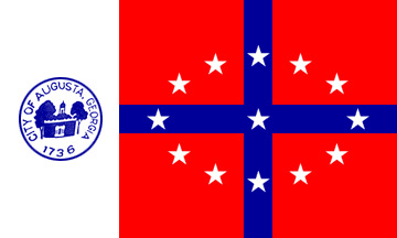 [Former flag of Augusta]