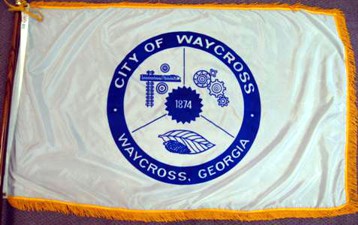 [Flag of Waycross, Georgia]