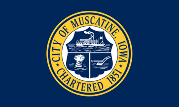 [Flag of Muscatine, Iowa]