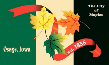 [Flag of Osage, Iowa]