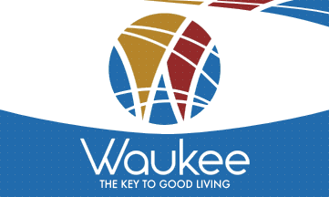 [Flag of Waukee, Iowa]