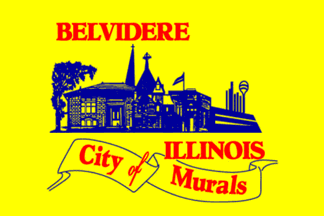 [Belvidere, Illinois flag]
