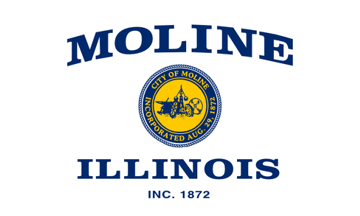 [Moline, Illinois flag]