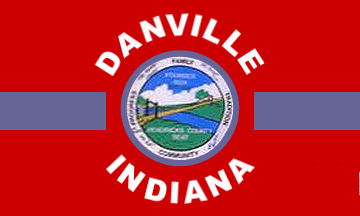 [Flag of Danville, Indiana]