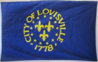 [flag of Louisville, Kentucky before Metro merge]