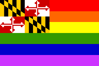 [Rainbow Flag of Maryland]