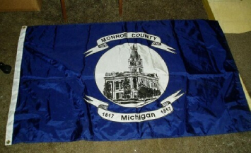 [Flag of the Monroe County, Michigan]