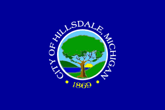 [Flag of Hillsdale, Michigan]
