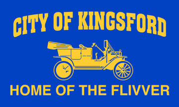 [Flag of Kingsford, Michigan]