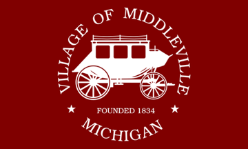 [Flag of the Middleville, Michigan]