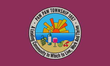 [Flag of Paw Paw Township, Michigan]
