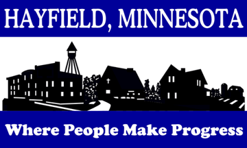 [flag of Hayfield, Minnesota]