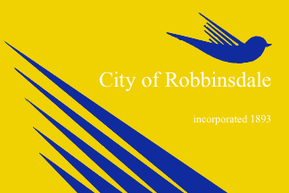 [Flag of Robbinsdale, Minnesota]