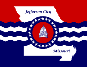 [flag of Jefferson City, Missouri]