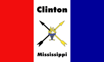 [flag of Clinton, Mississippi]