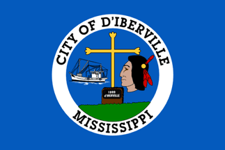 [flag of D'Iberville, Mississippi]