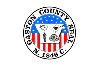 [flag of Gaston County, North Carolina]
