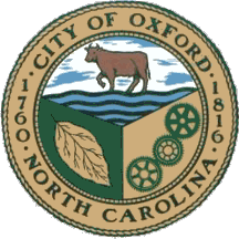 [flag of Oxford, North Carolina]