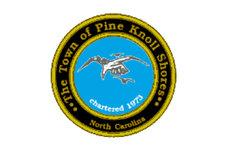 [flag of Pine Knoll Shores, North Carolina]
