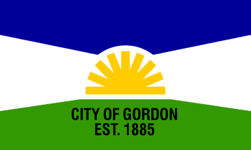 [Flag of Gordon, Nebraska]
