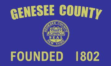 [Flag of Genesee County, New York]