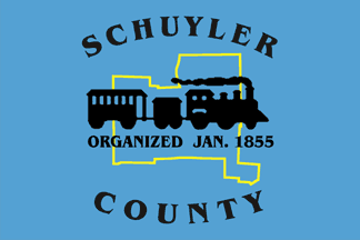 [Flag of Schuyler County, New York]