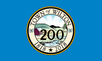 [Bicentennial flag of Wilton, New York]