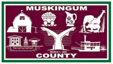 [Flag of Muskingum County, Ohio]