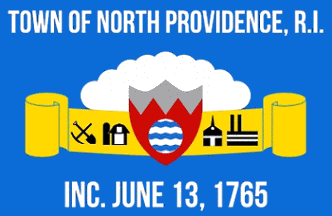 [Flag of North Providence, Rhode Island]