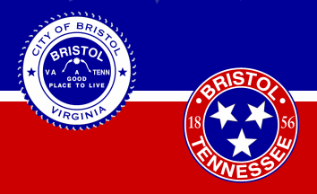 [Flag of Bristol, Tennessee]
