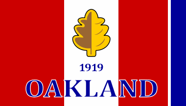 [Flag of Oakland, Tennessee]