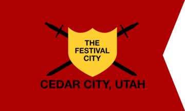 [Flag of Cedar City, Utah]