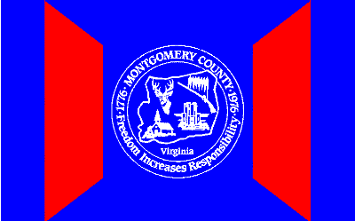 [Flag of Montgomery County, Virginia]