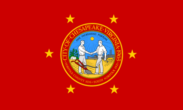 [Flag of Chesapeake, Virginia]