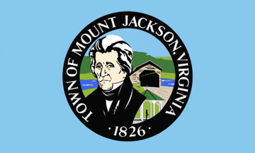 [Flag of Mt. Jackson, Virginia]