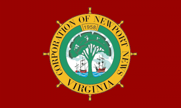 [Flag of Newport News, Virginia]
